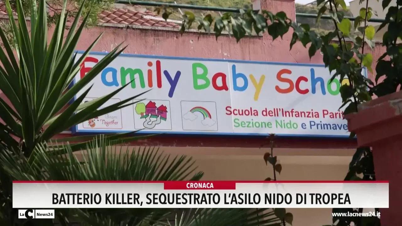 Batterio Killer, sequestrato l'asilo nido di Tropea