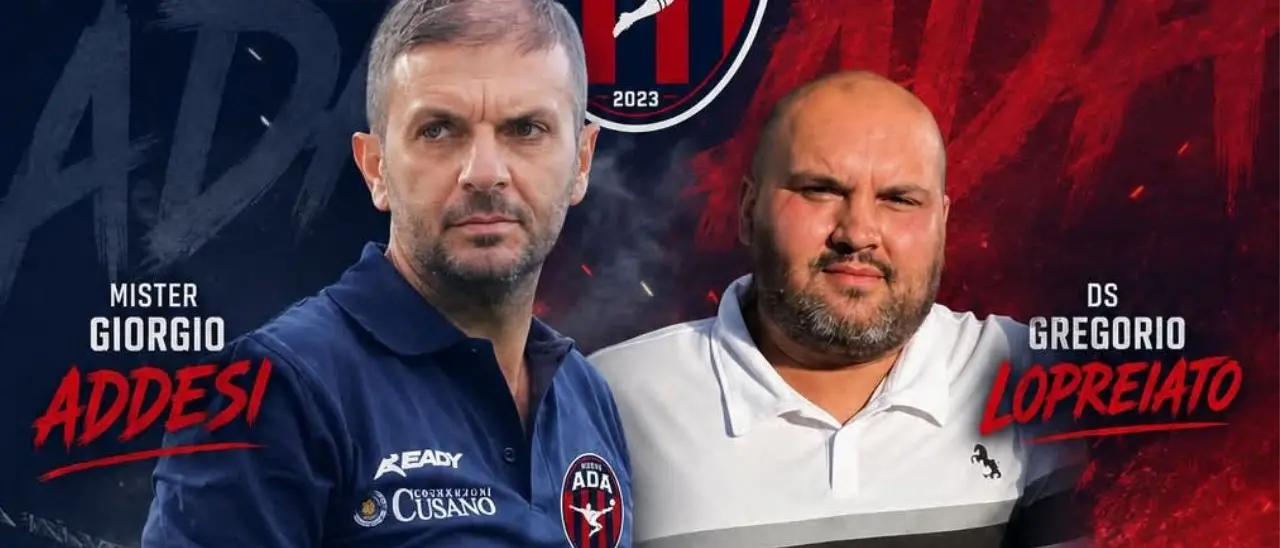 Dilettanti, svolta in panchina per il Nuova Ada: Giorgio Addesi è il nuovo allenatore\n