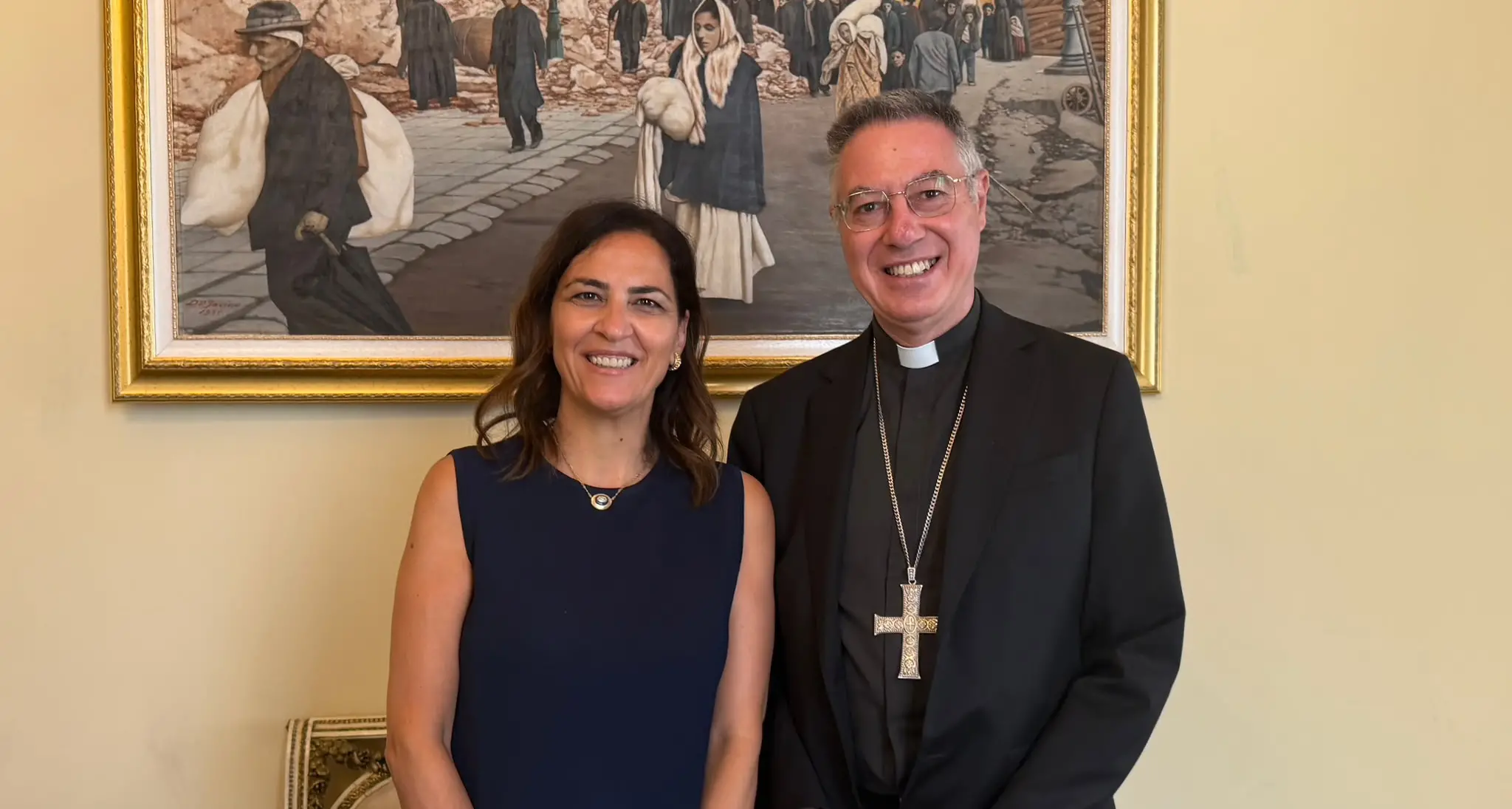 Il benvenuto dell’assessore Micheli al nuovo vescovo di Locri-Gerace monsignor Di Pietro: «Un segno di speranza»\n