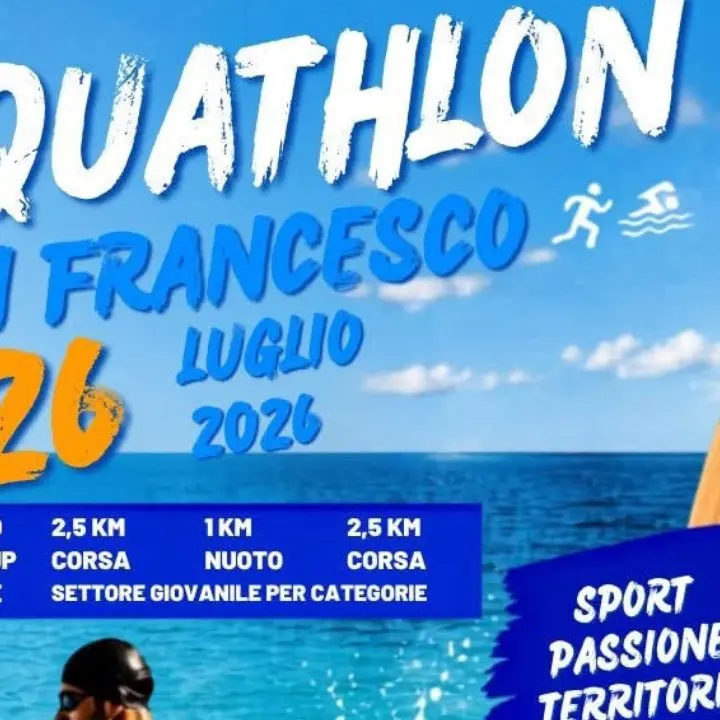 Aquathlon a Paola, 250 atleti si sfidano domenica nel Trofeo San Francesco\n