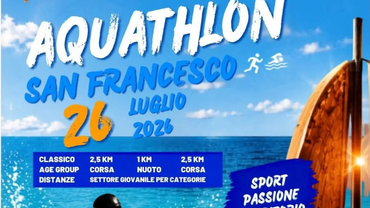 Aquathlon a Paola, 250 atleti si sfidano domenica nel Trofeo San Francesco\n