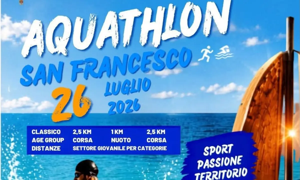 Aquathlon a Paola, 250 atleti si sfidano domenica nel Trofeo San Francesco\n