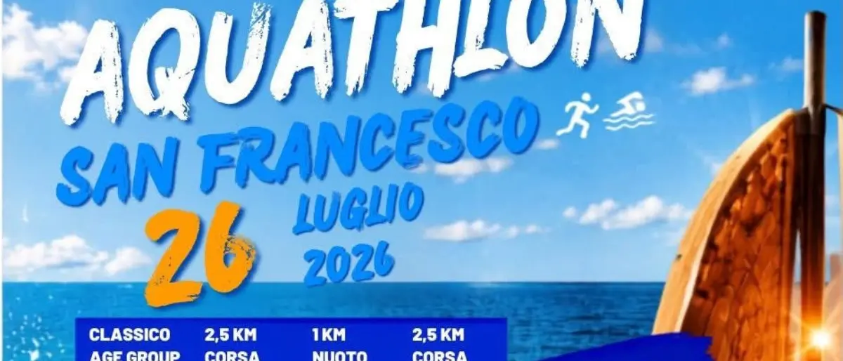 Aquathlon a Paola, 250 atleti si sfidano domenica nel Trofeo San Francesco\n