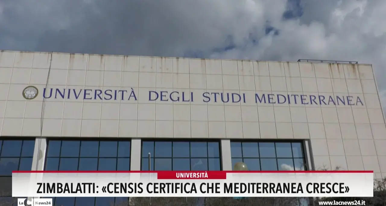 Zimbalatti: Censis certifica crescita Mediterranea