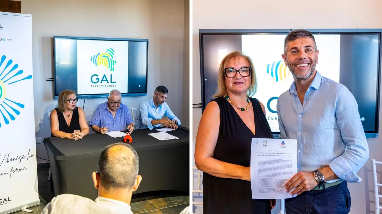 Gal Terre Vibonesi e Distretto del Cibo uniscono le forze: a Spilinga firmato il protocollo per lo sviluppo del territorio\n