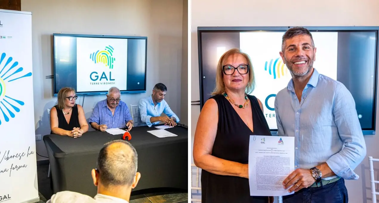 Gal Terre Vibonesi e Distretto del Cibo uniscono le forze: a Spilinga firmato il protocollo per lo sviluppo del territorio\n