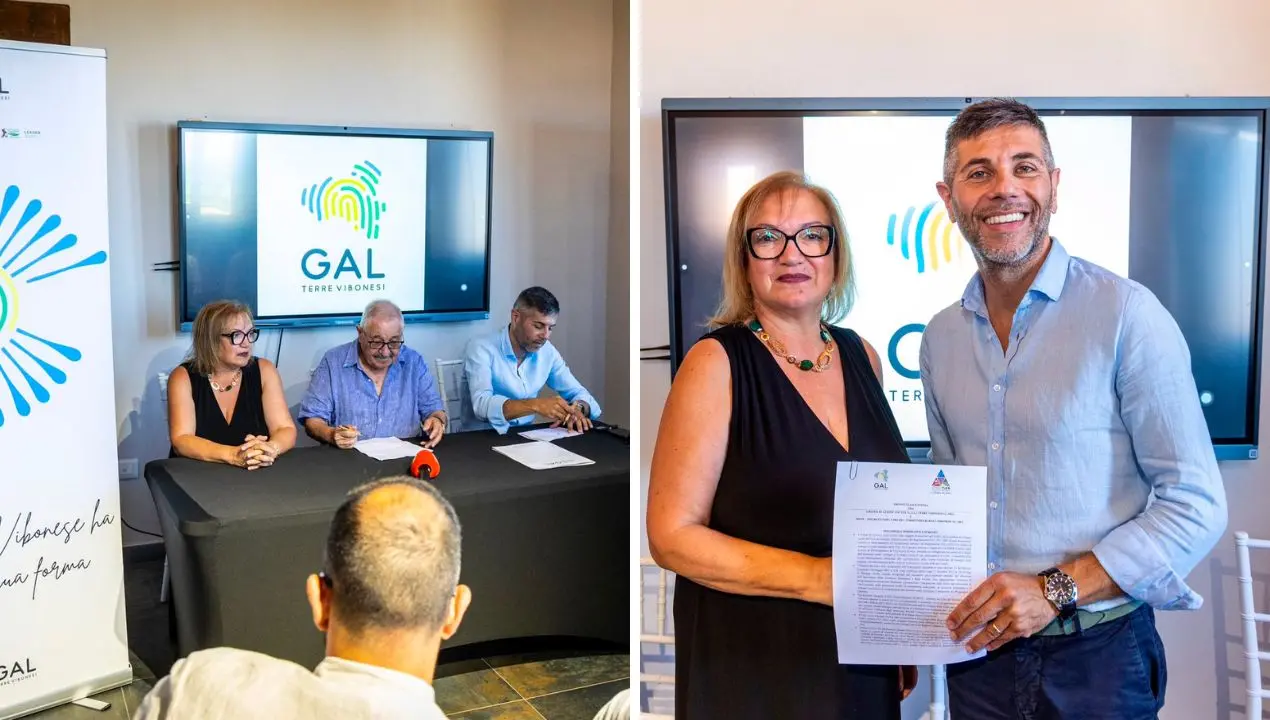 Gal Terre Vibonesi e Distretto del Cibo uniscono le forze: a Spilinga firmato il protocollo per lo sviluppo del territorio\n