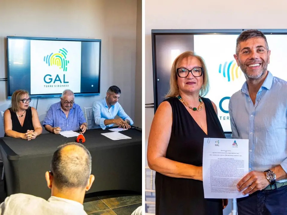 Gal Terre Vibonesi e Distretto del Cibo uniscono le forze: a Spilinga firmato il protocollo per lo sviluppo del territorio