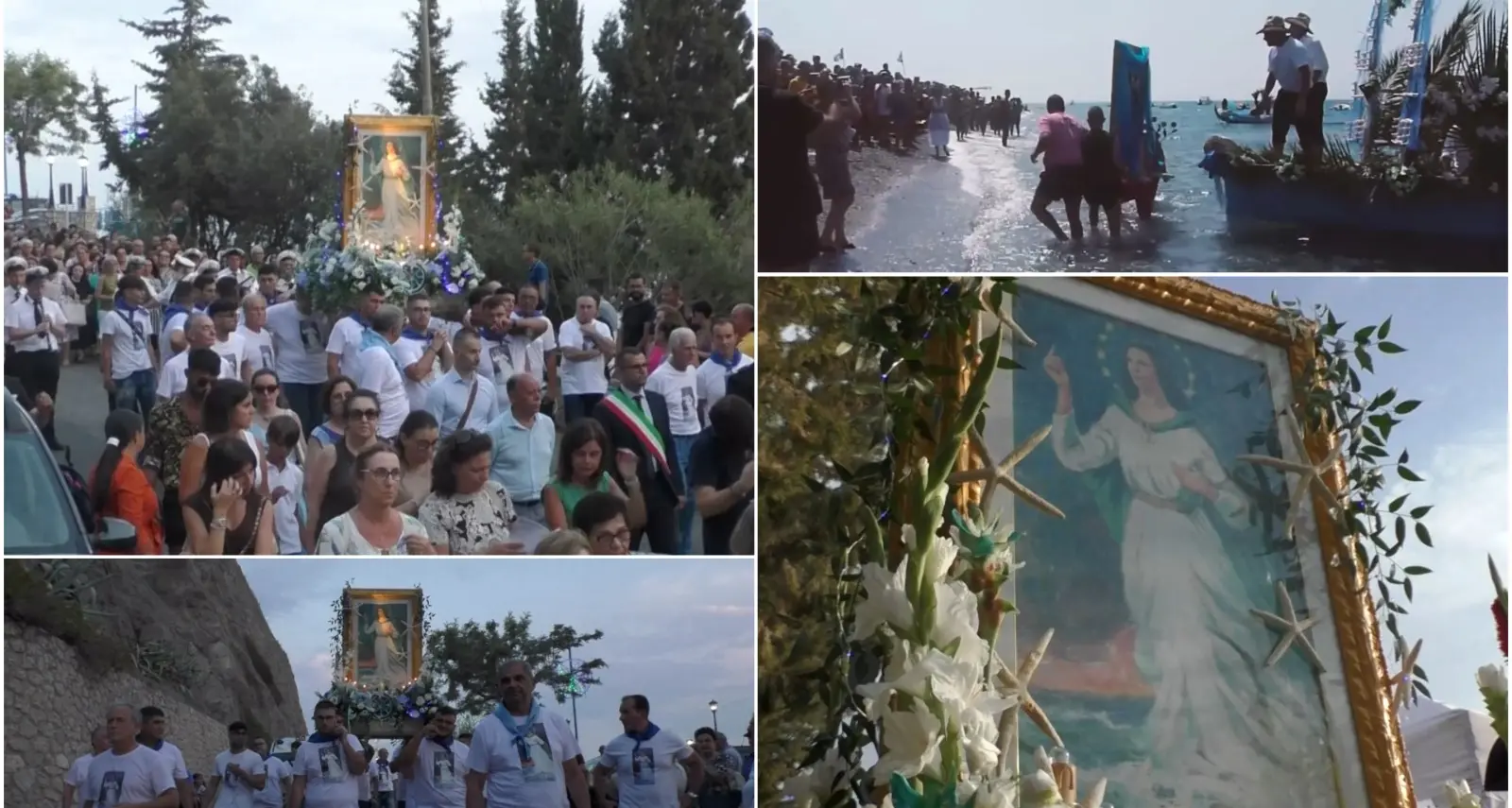 Bova Marina, l'appello dei giovani portatori della Vara: «La Madonna del Mare continui a camminare sulle nostre spalle»\n