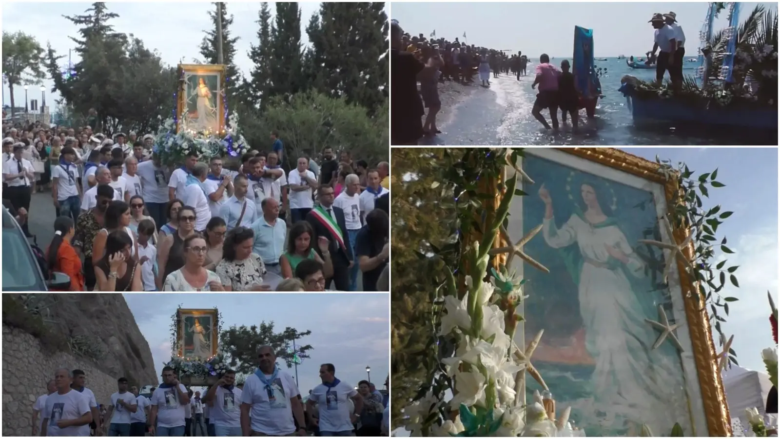 Bova Marina, l'appello dei giovani portatori della Vara: «La Madonna del Mare continui a camminare sulle nostre spalle»\n