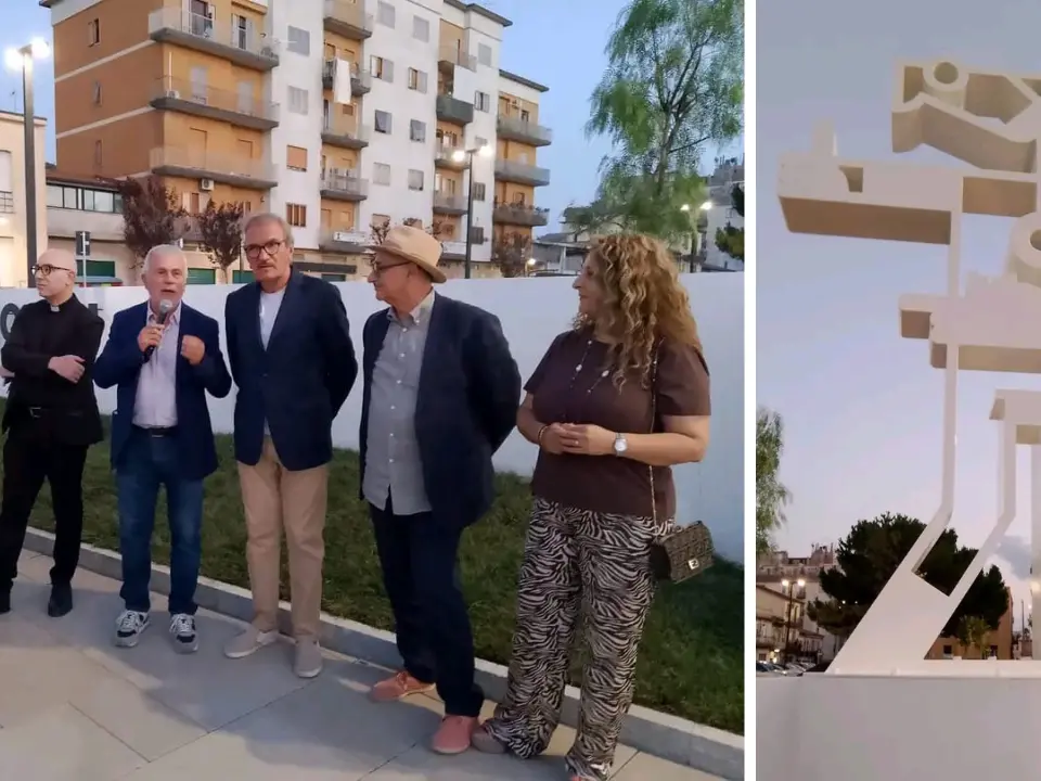 La statua di Hipponion divide Vibo: la nuova Piazza Salvemini si riapre tra identità, arte e polemiche