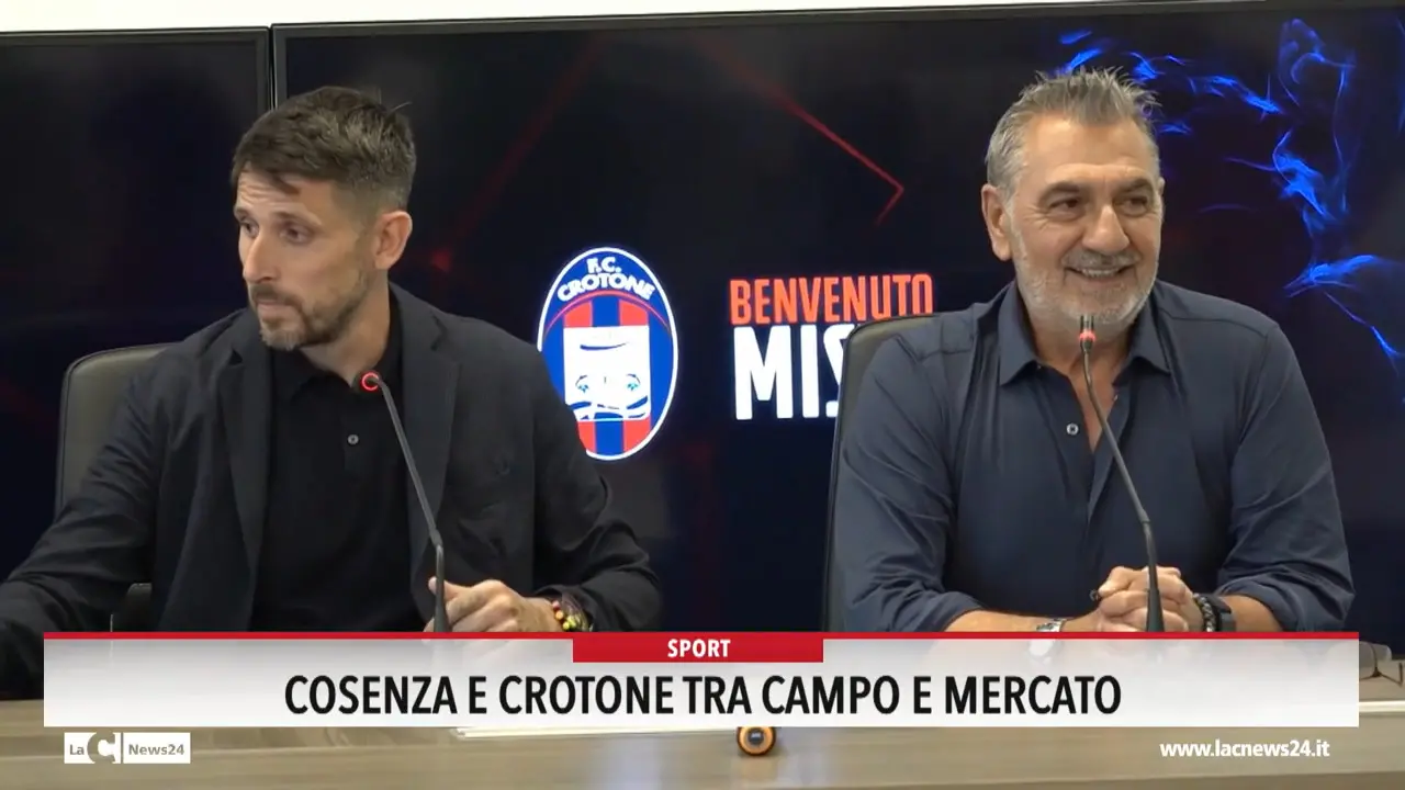 Cosenza e Crotone tra campo e mercato