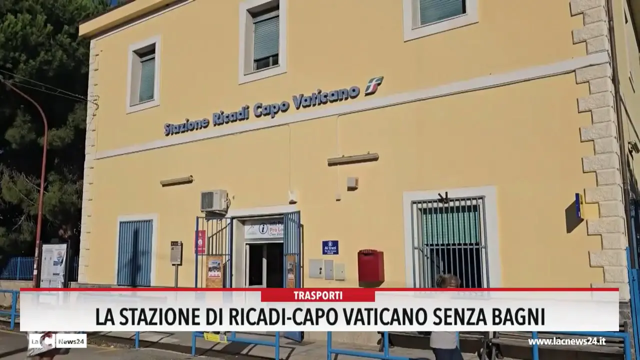 La stazione di Ricadi Capo Vaticano senza bagni