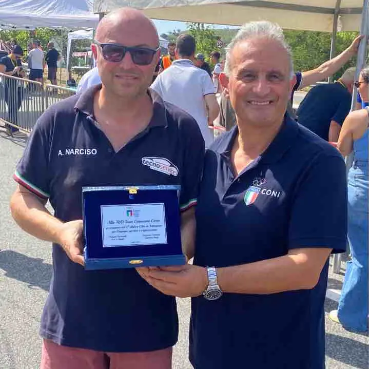 Motori, il Coni\u00A0omaggia il\u00A0Team Catanzaro Corse per lo Slalom Città di Settingiano\n
