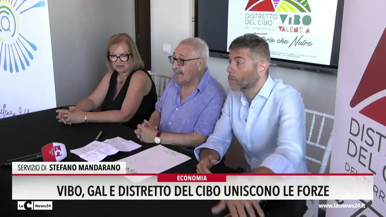 vibo gal e distretto del cibo uniscono le forze