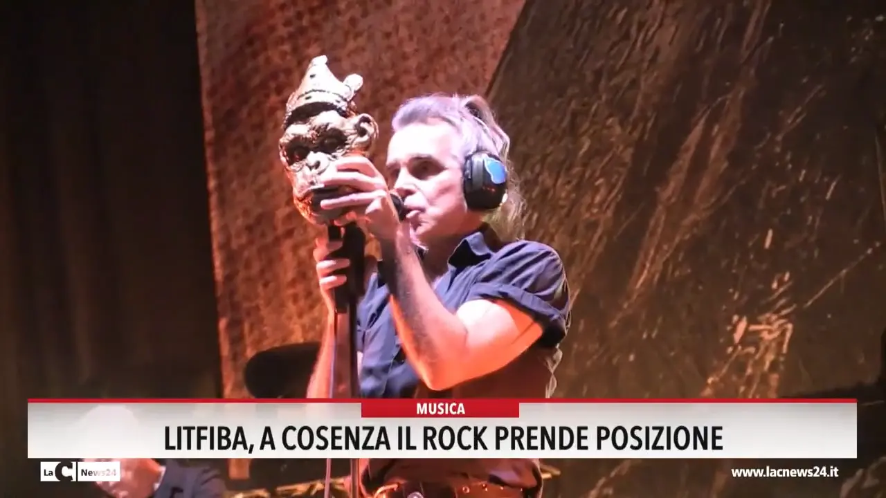 Litfiba, a Cosenza il rock prende posizione