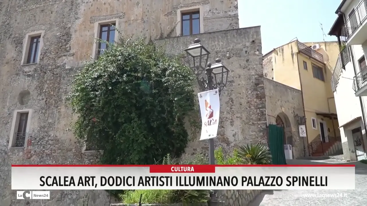 Scalea art, dodici artisti illuminano Palazzo Spinelli