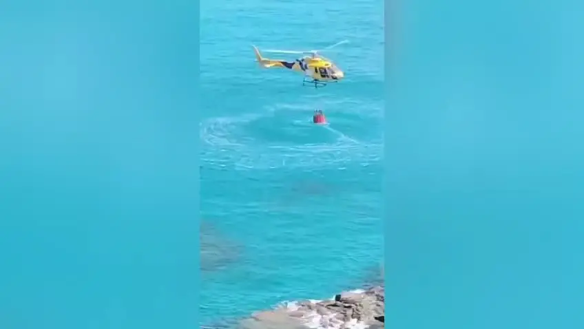 Incendio a Zambrone, intervento dei soccorsi