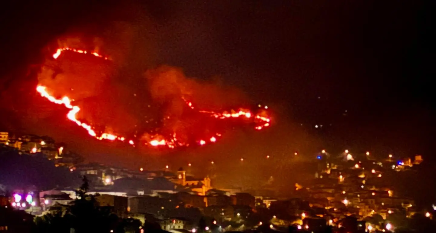 Incendi in Calabria, l’allarme arriva dal\u00A0satellite Copernicus: «Alto rischio ai primi di agosto»\n