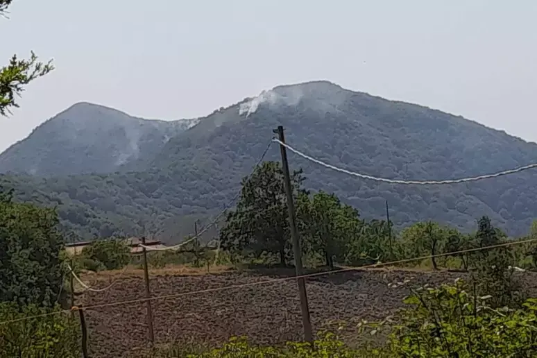 Sembrava spento, ma il fuoco torna a devastare il Pollino: riprende l'incendio nei boschi di Tortora\n