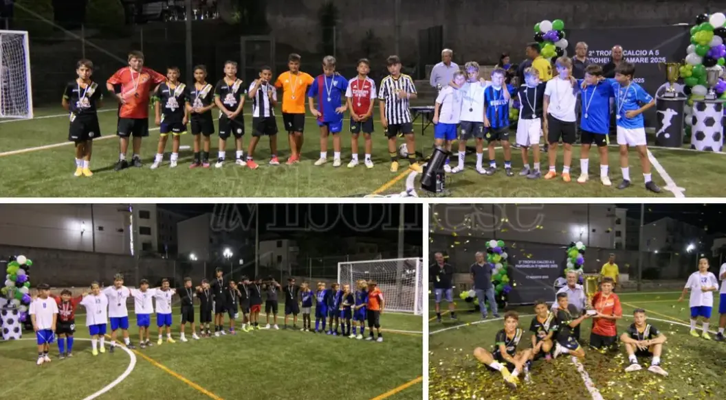 Torna il torneo di\u00A0calcio a 5\u00A0“Parghelia d’Amare”: prima del via la consegna di un defibrillatore alla Croce rossa\n