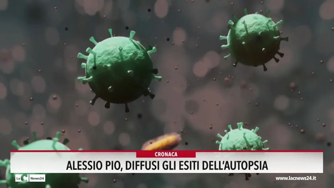 Alessio Pio, diffusi gli esiti dell'autopsia