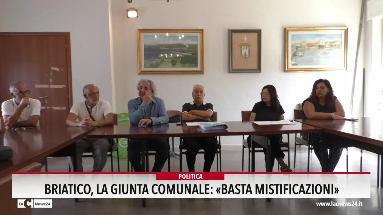 Briatico, la giunta comunale: basta mistificazioni