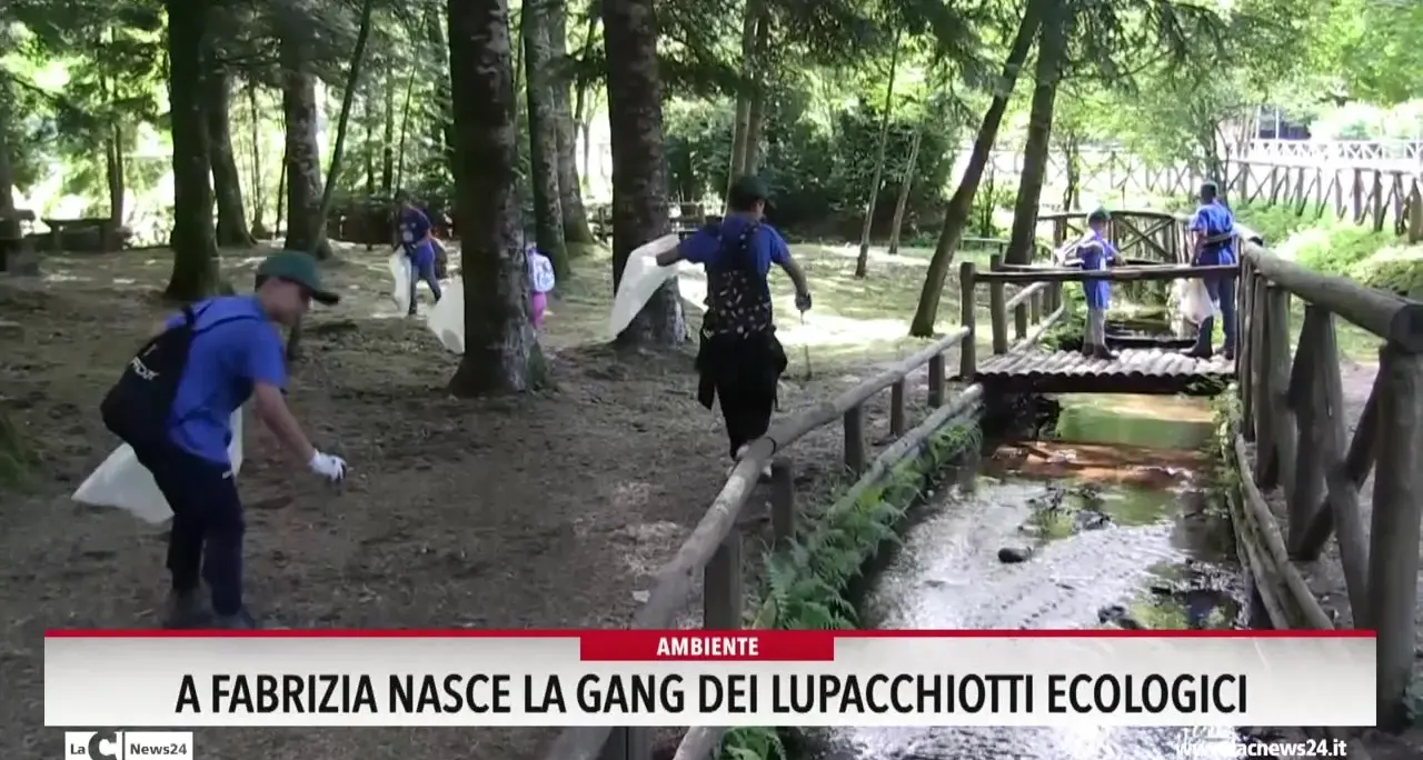 A Fabrizia nasce la gang dei Lupacchiotti ecologici