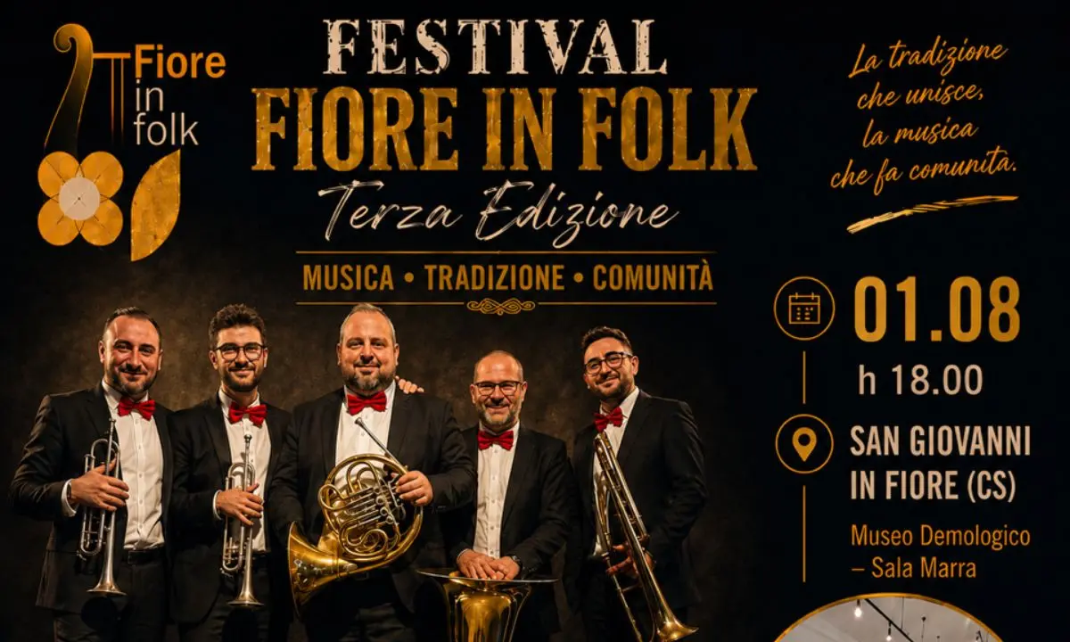 Fiore in Folk arriva in Sila: il Mantia Brass suona nel Museo Demologico\n