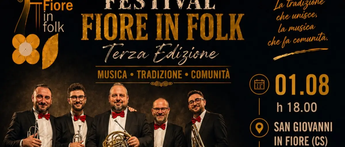 Fiore in Folk arriva in Sila: il Mantia Brass suona nel Museo Demologico\n
