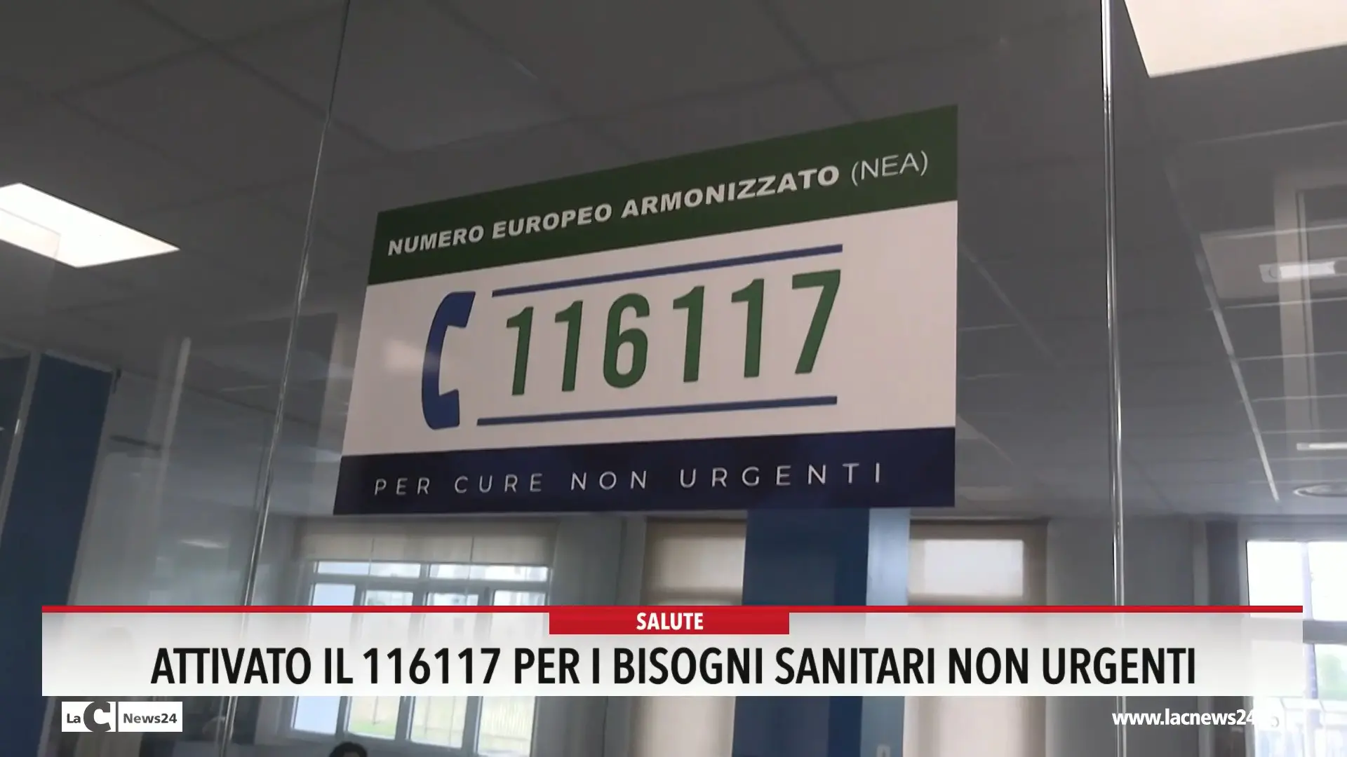 Attivato il 116117 per i bisogni sanitari non urgenti