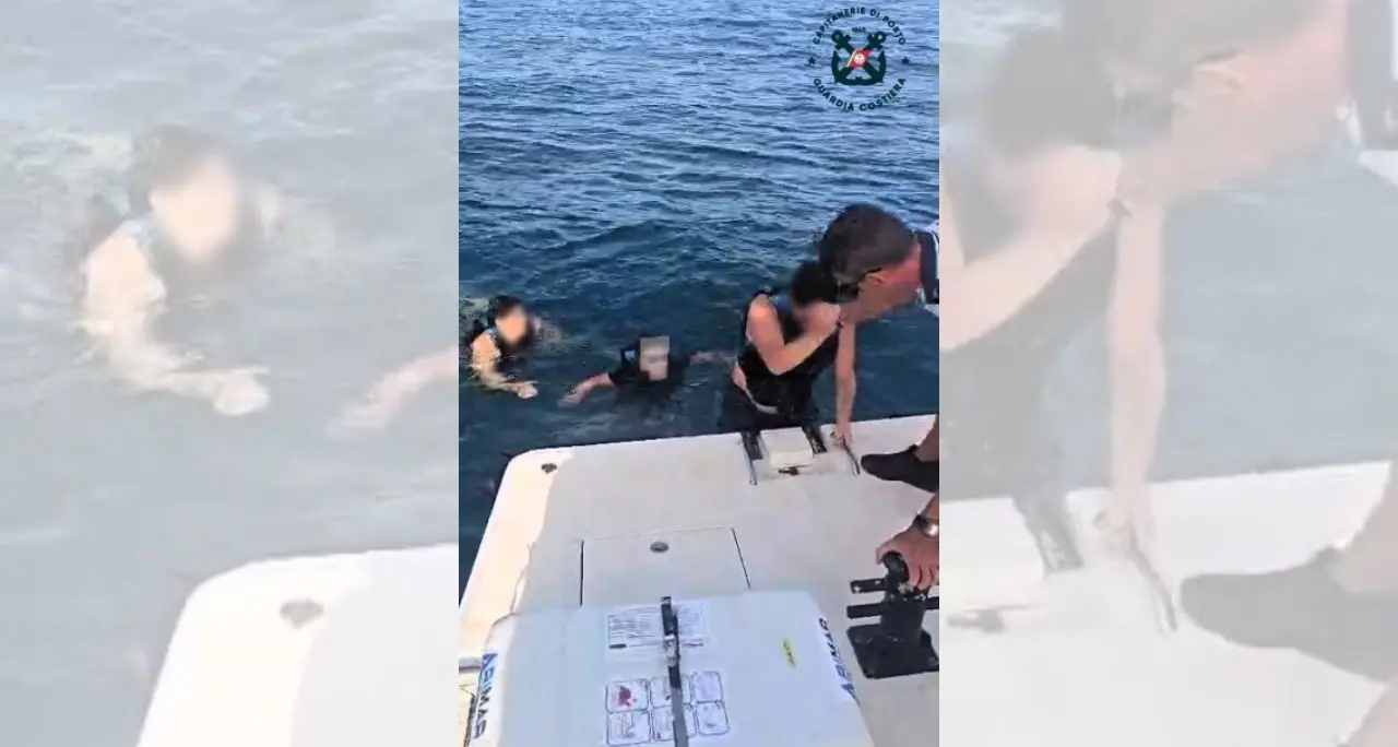 Sfiorato un naufragio al porto di Crotone: la guardia costiera salva quattro persone, tra cui due minori\n