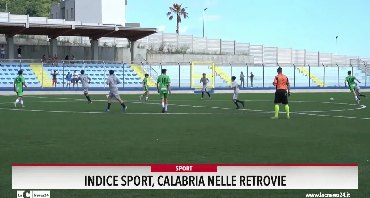 Indice sport: Calabria nelle retrovie