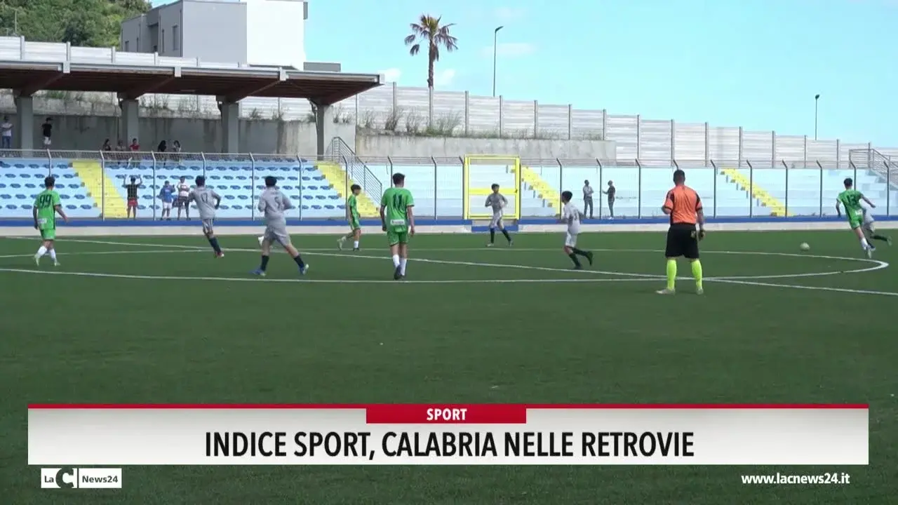 Indice sport: Calabria nelle retrovie