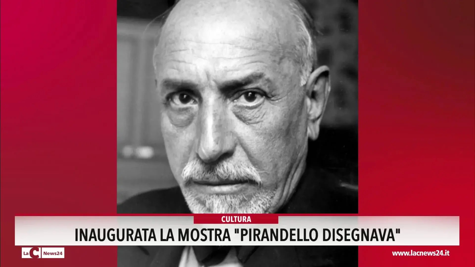 Inaugurata la mostra \"Pirandello disegnava\"