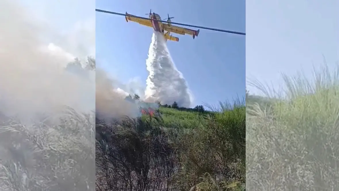 Vasto incendio a Lamezia