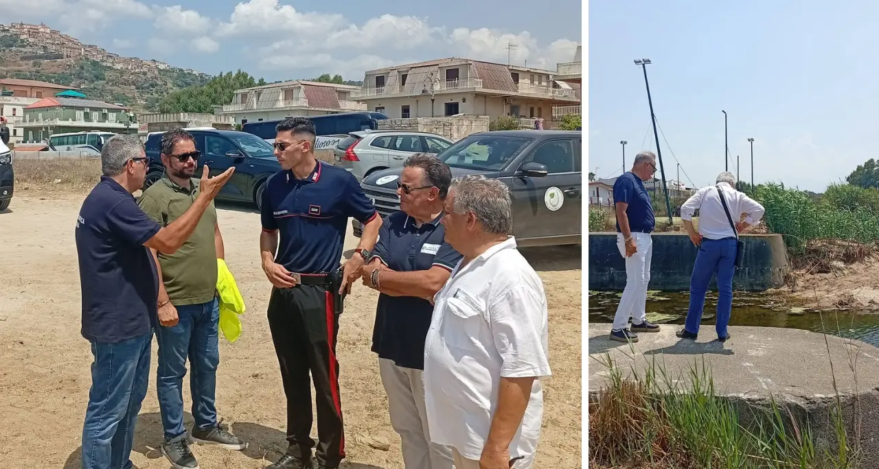 Depurazione e tutela del territorio a Nicotera,\u00A0sopralluogo dell’assessore regionale Montuoro:\u00A0«Interventi attesi da trent'anni»\n