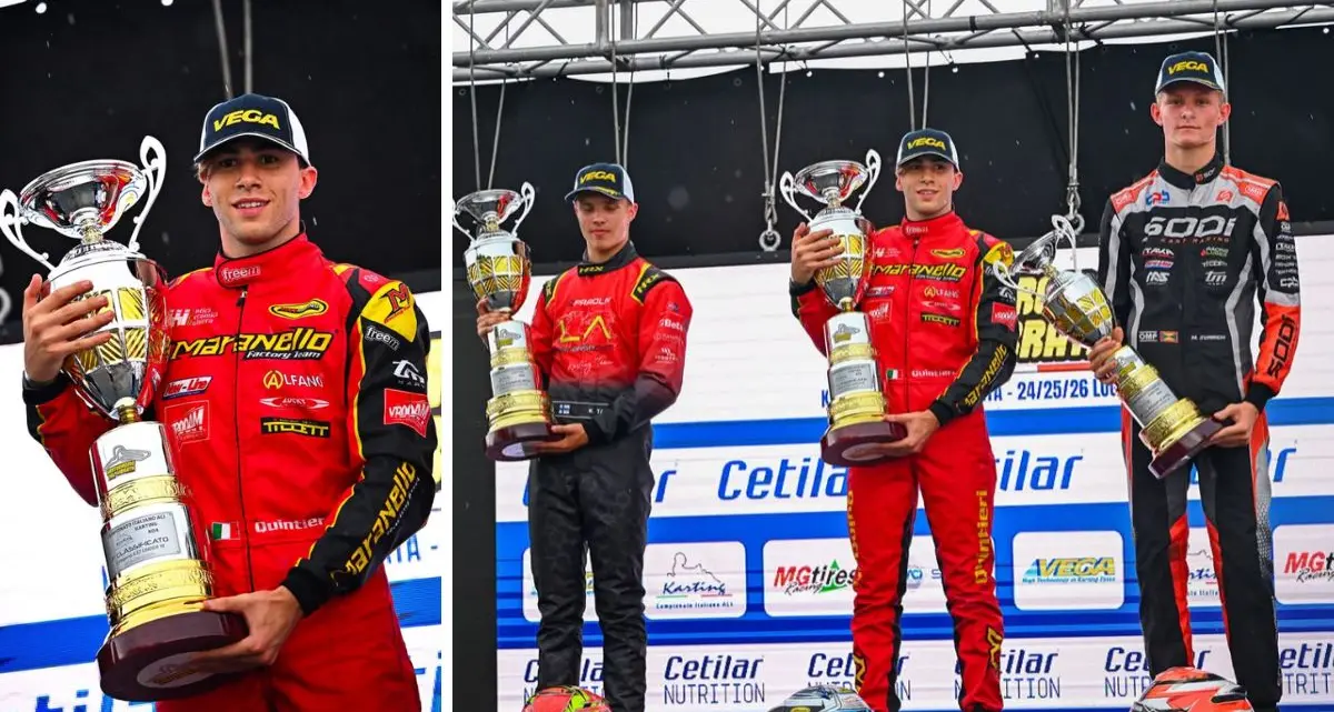 Ermanno Quintieri vince nella KZ2 Under 18 e conquista il podio assoluto\n