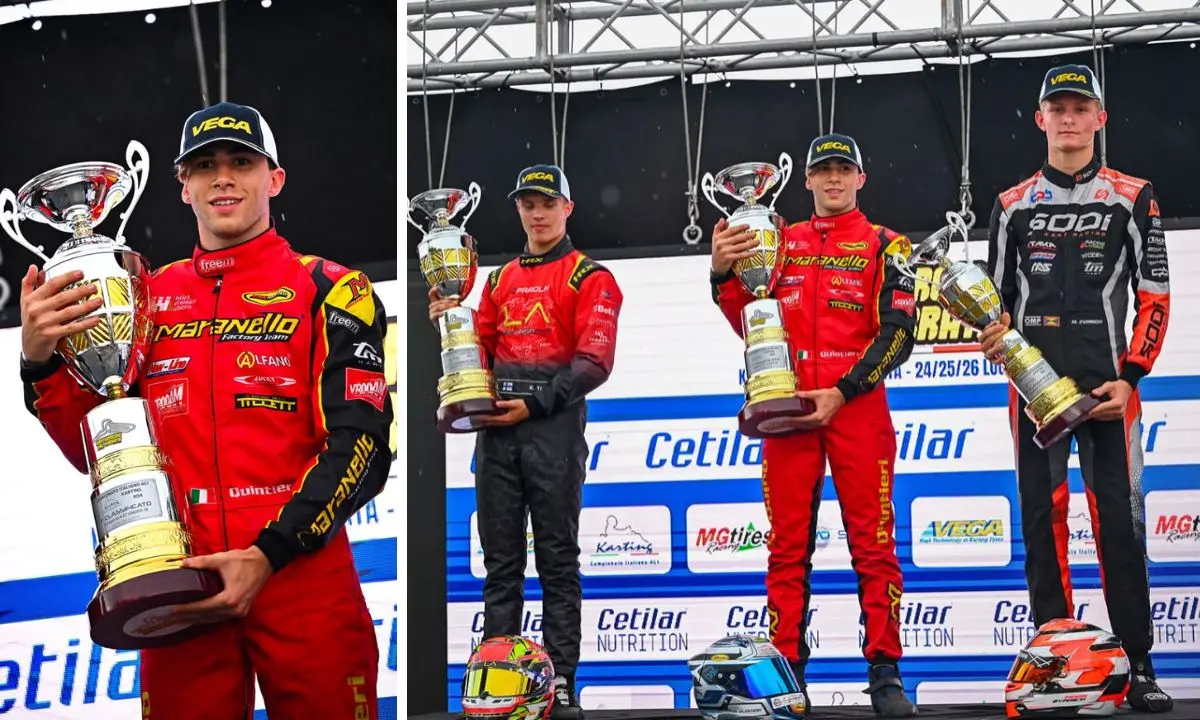Ermanno Quintieri vince nella KZ2 Under 18 e conquista il podio assoluto\n