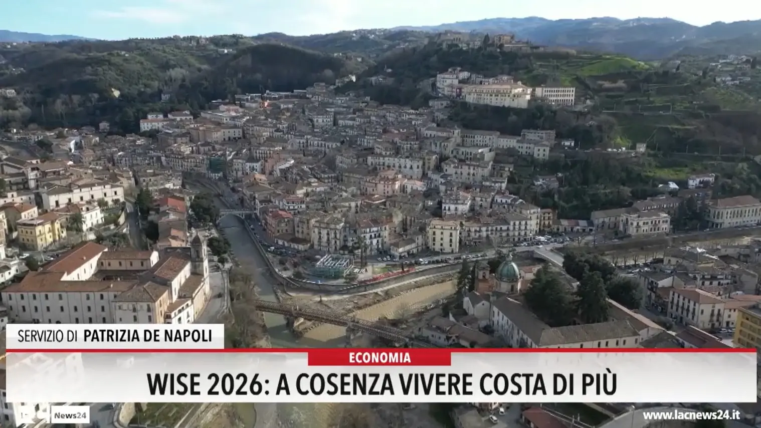 Wise 2026, a Cosenza vivere costa di più