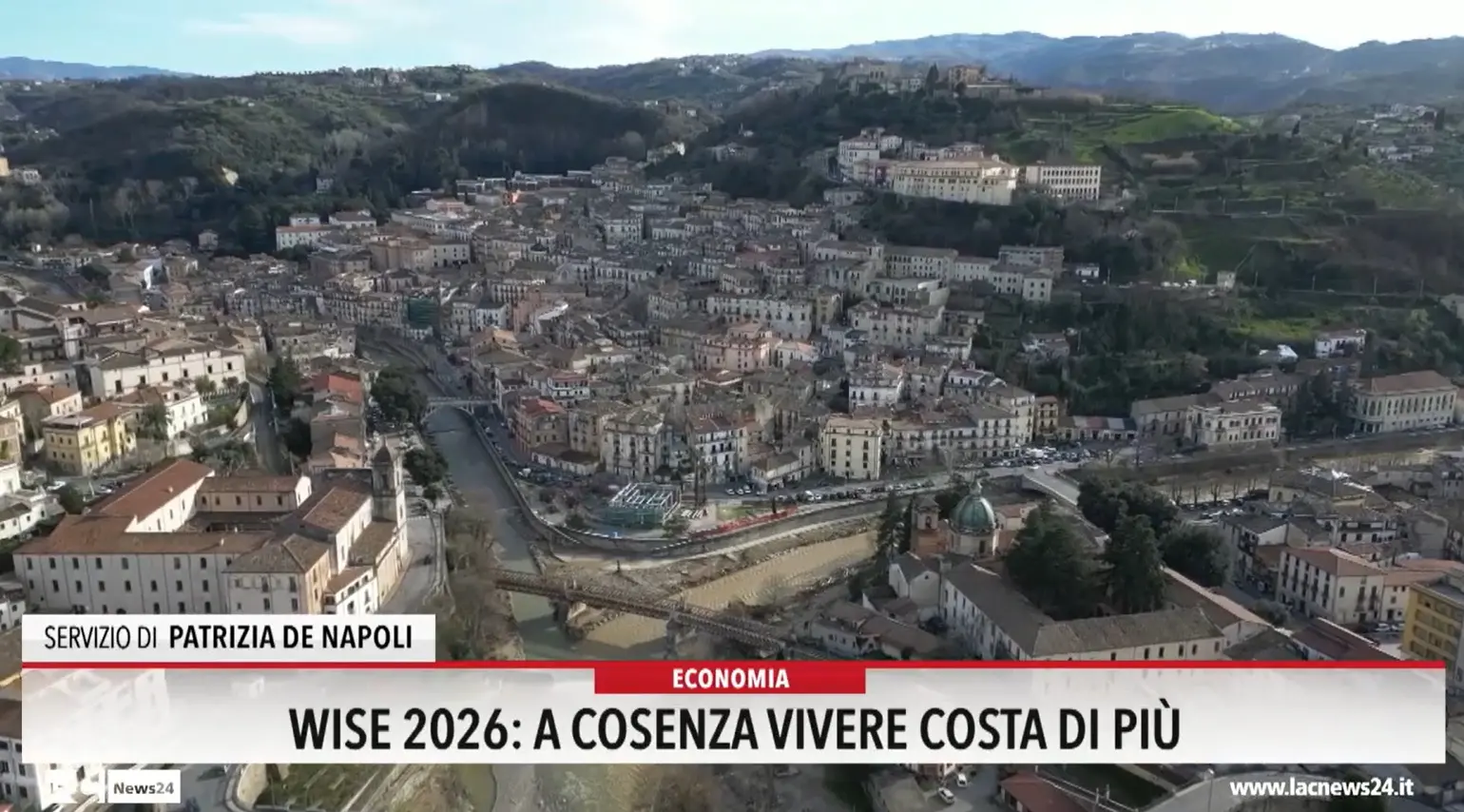 Wise 2026, a Cosenza vivere costa di più