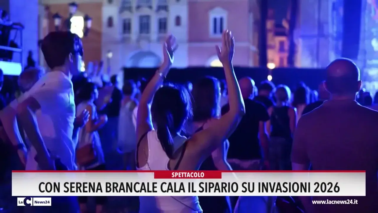 Con Serena Brancale cala il sipario su Invasioni 2026