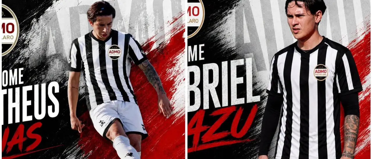 Dilettanti, Admo Pro Pellaro senza freni: doppio colpo brasiliano con Matheus Dias e l'ex verdeoro Gabriel Kazu\n
