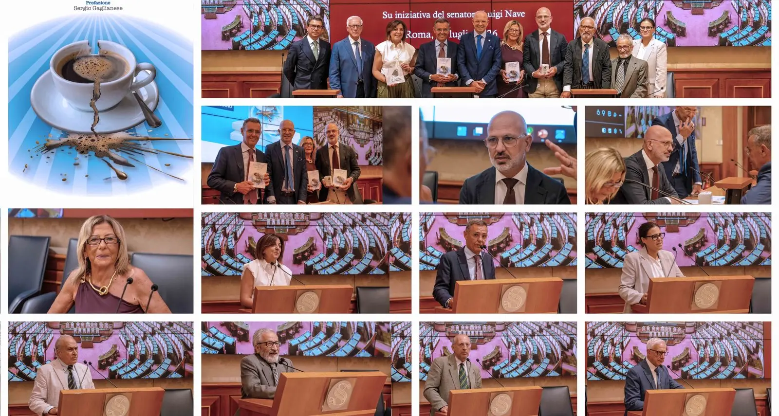 Al Senato presentato \"Caffè Corretto\": dalla memoria di un attentato un manifesto di legalità e coraggio\n