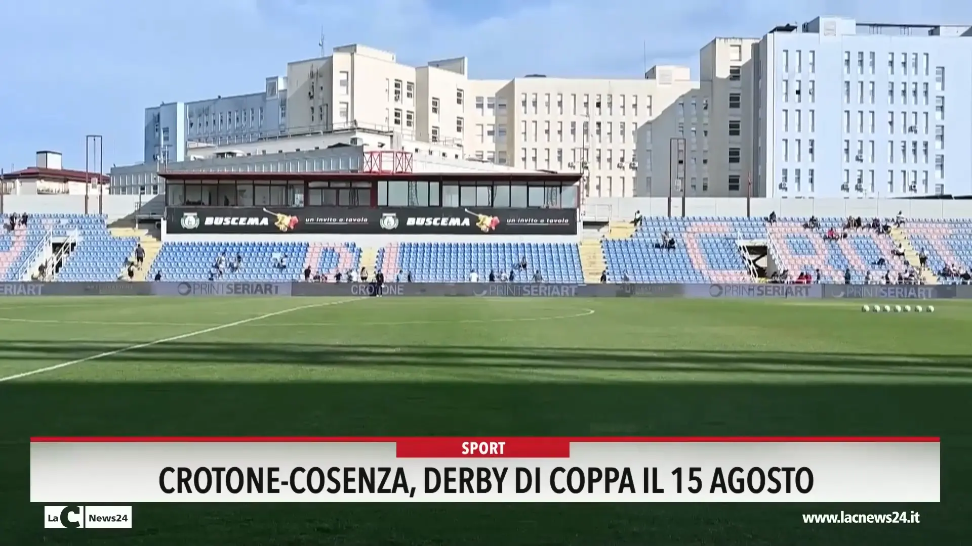 Crotone-Cosenza, derby di Coppa il 15 agosto