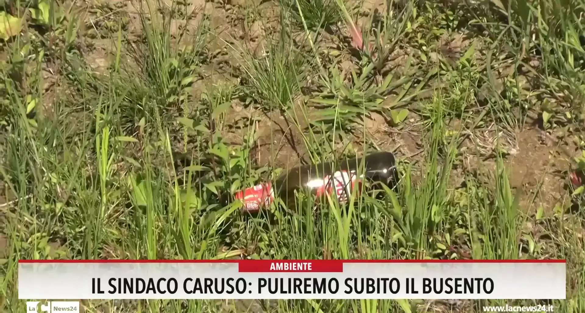 Il sindaco Caruso: «Puliremo subito il Busento»