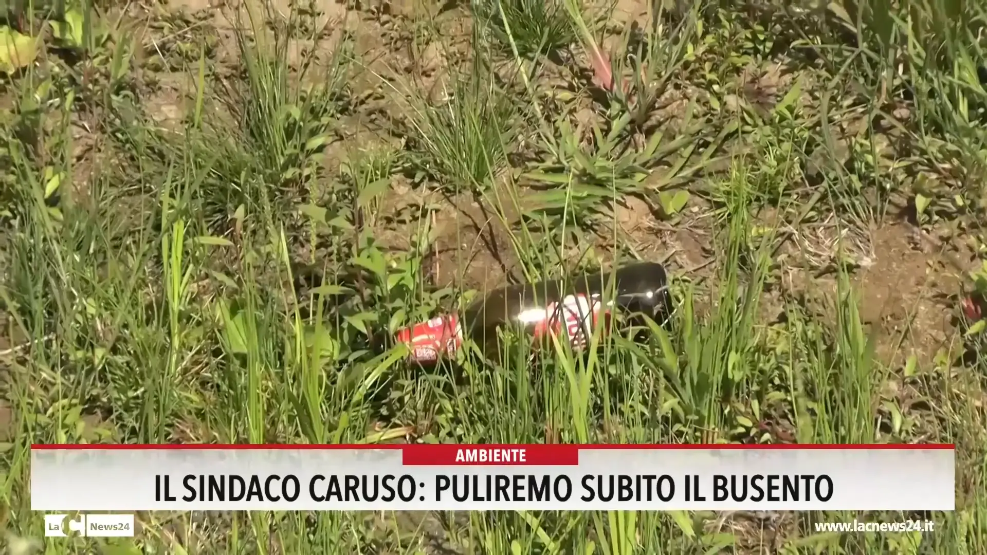 Il sindaco Caruso: «Puliremo subito il Busento»