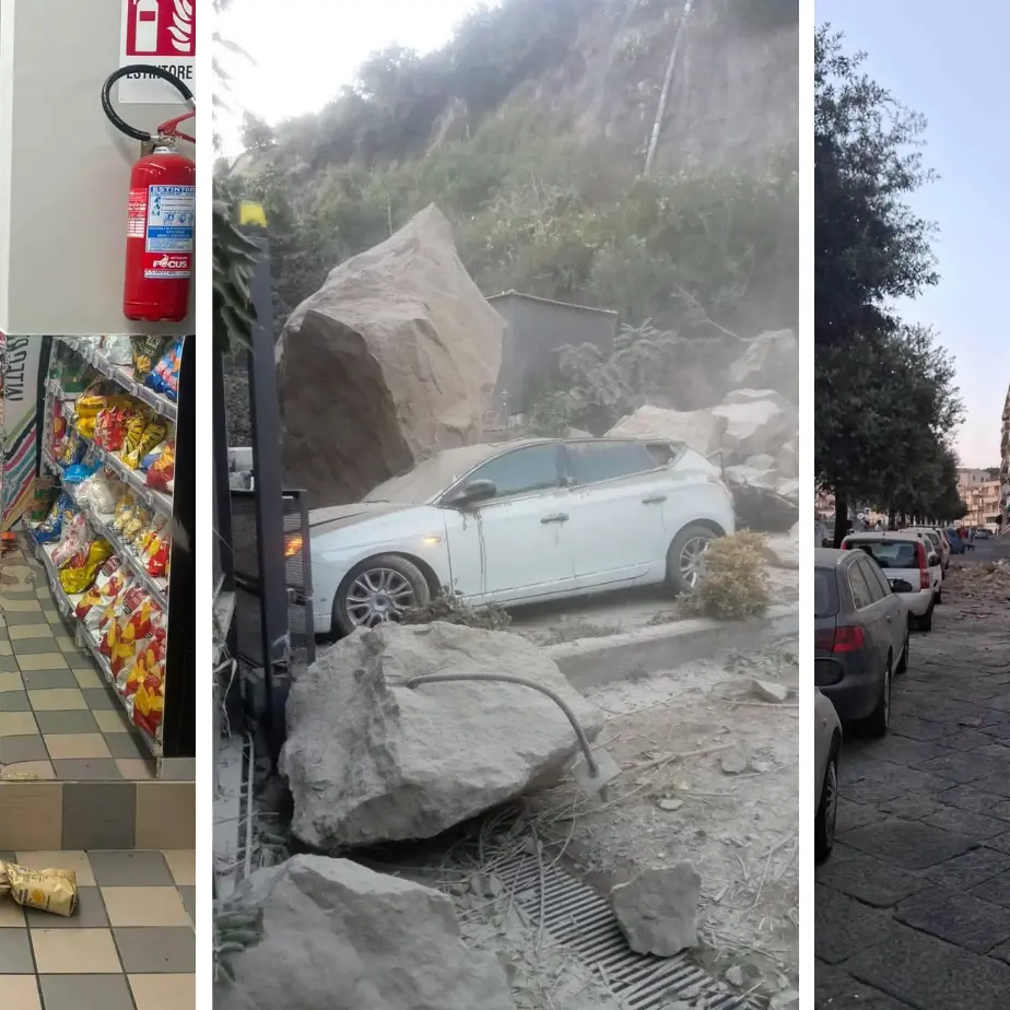 Terremoto ai Campi Flegrei, scossa di magnitudo 4.7: è la più forte mai registrata. Danni a Pozzuoli\n