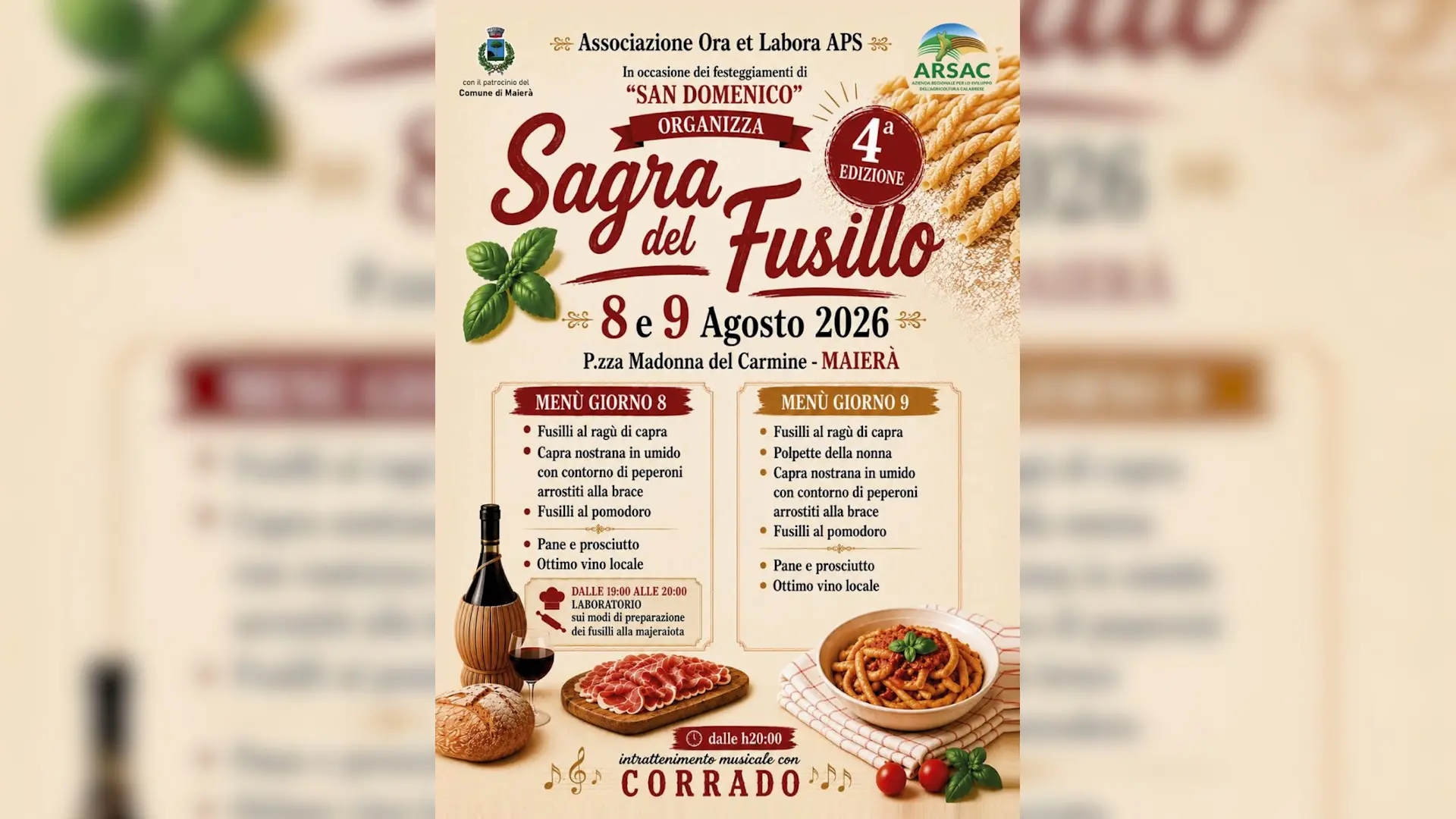 <p>La locandina dell'evento</p>\\n
