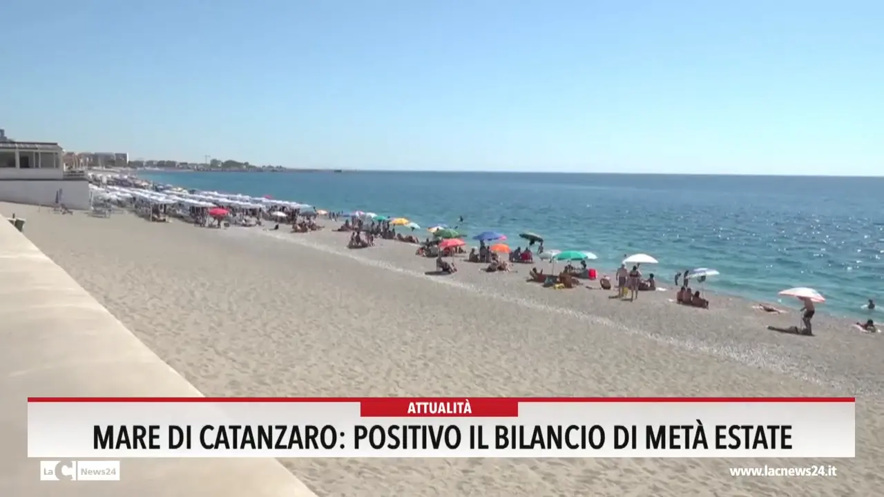 Mare di Catanzaro, positivo il bilancio di metà  estate
